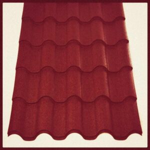 Металочерепиця Інтегра 0,5 мм RAL 3011 Червоний