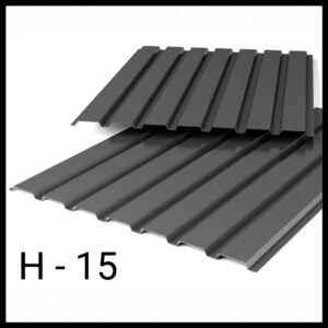 Профнастил Н 15 (0,45 мм) ПСМ профіль Україна