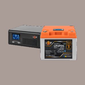Комплект резервного живлення LP(LogicPower) ДБЖ + літієва (LiFePO4) батарея (UPS В430VA + АКБ LiFePO4 640W)
