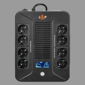 Лінійно-інтерактивне ДБЖ LogicPower LP-600VA-8PS (360 Вт)