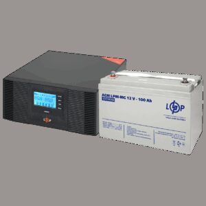Комплект резервного живлення LP (LogicPower) ДБЖ + мультигелева батарея (UPS B1500 + АКБ MG 1200W)
