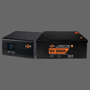 Комплект резервного живлення для котла LP (LogicPower) ДБЖ + літієва (LiFePO4) батарея (UPS 430VA + АКБ LiFePO4 2560W)