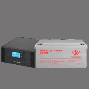 Комплект резервного живлення LP (LogicPower) ДБЖ + гелева батарея (UPS B1500 + АКБ GL 1800W)