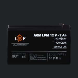 Акумулятор AGM LPM 12V - 7 Ah