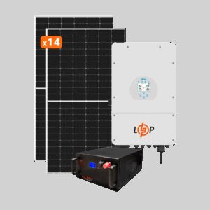 Сонячна електростанція (СЕС) Преміум 8kW АКБ 10kWh LiFePO4 195 Ah