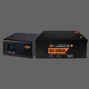 Комплект резервного живлення для котла LP (LogicPower) ДБЖ + літієва (LiFePO4) батарея (UPS 1000VA + АКБ LiFePO4 2944W)