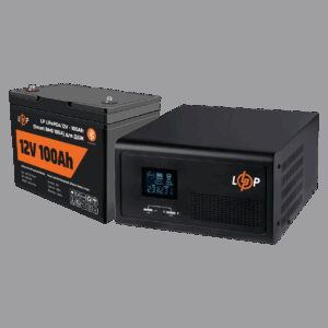 Комплект резервного живлення для котла LP (LogicPower) ДБЖ + літієва (LiFePO4) батарея (UPS 430VA + АКБ LiFePO4 1280W)