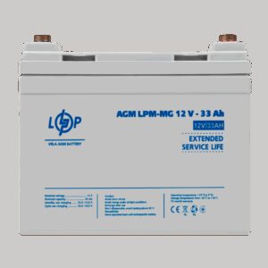 Акумулятор мультигелевий LPM-MG 12V - 33 Ah + справа