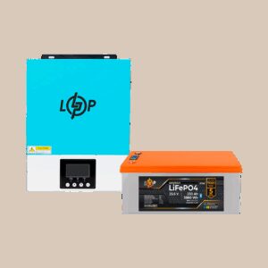 Комплект резервного живлення LP(LogicPower) ДБЖ + літієва (LiFePO4) батарея (UPS W3000 + АКБ LiFePO4 5888W)