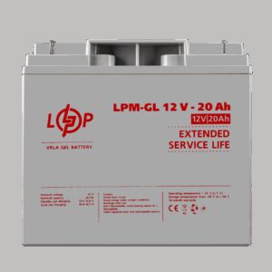 Акумулятор гелевий LPM-GL 12V - 20 Ah