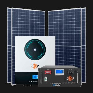 Комплект СЕС 8 кВт АКБ 5.1kWh (літій) 100 Ah Преміум