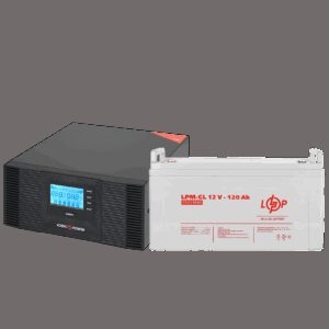 Комплект резервного живлення LP (LogicPower) ДБЖ + гелева батарея (UPS B1500 + АКБ GL 1440W)