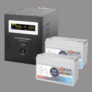 Комплект резервного живлення LP (LogicPower) ДБЖ + гелева батарея (UPS B6000 + АКБ GL 4800W)