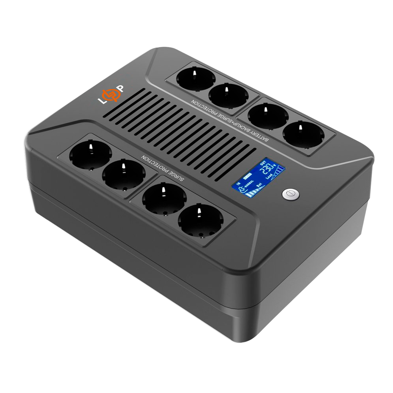 Лінійно-інтерактивне ДБЖ LP-650VA-8PS (360 Вт)