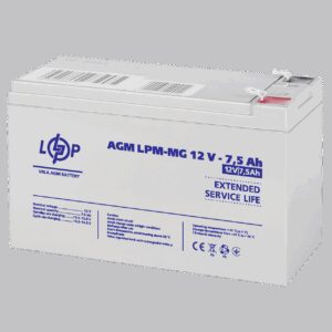 Акумулятор мультигелевий LPM-MG 12V - 7.5 Ah