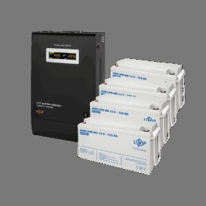 Комплект резервного живлення LP (LogicPower) ДБЖ + мультигелева батарея (UPS W3000 + АКБ MG 7200Wh)