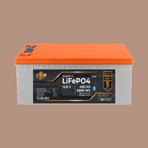 Акумулятор LP LiFePO4 12,8V - 460 Ah (5888Wh) (BMS 200A/200А) пластик LCD Smart BT