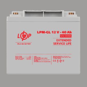 Акумулятор гелевий LPM-GL 12V - 40 Ah