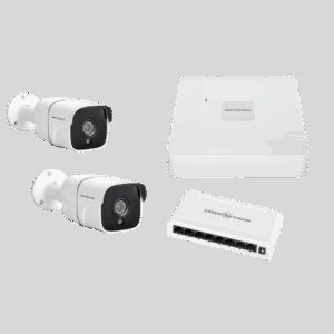 Комплект відеоспостереження вуличний на 2 циліндричні камери GV-IP-K-W60/02 5MP (Lite)