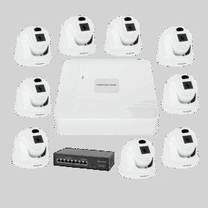 Комплект відеоспостереження на 9 камер GV-IP-K-W72/09 3MP