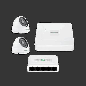 Комплект відеоспостереження на 2 камери GV-IP-K-W67/02 4MP (Lite)