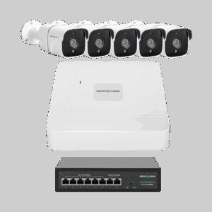 Комплект відеоспостереження на 5 камер GV-IP-K-W87/05 5MP