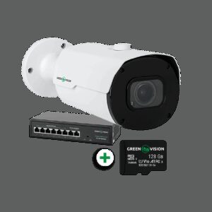 Комплект відеоспостереження з функцією розпізнавання автомобільних номерів на 1 IP камеру GV-802