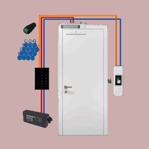 Комплект СКУД із сенсорною панеллю та магнітним замком 280 кг GV-501