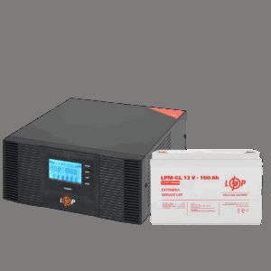 Комплект резервного живлення LP (LogicPower) ДБЖ + гелева батарея (UPS B1500 + АКБ GL 1200W)