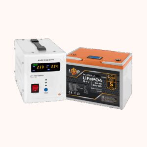 Комплект резервного живлення LP (LogicPower) ДБЖ + літієва (LiFePO4) батарея (UPS В500+ АКБ LiFePO4 819W)