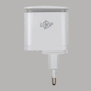 Зарядка для телефона LogicPower 25W (Type-C+USB) QC3.0 PD + кабель (Type-C to Type-C) 25WCH