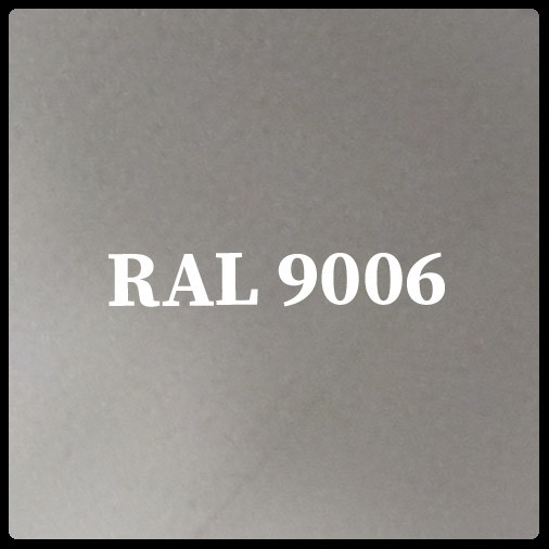 Гладкий лист POLYSTEEL — 0,45 мм / 1250 мм / PE / RAL 9006 металік