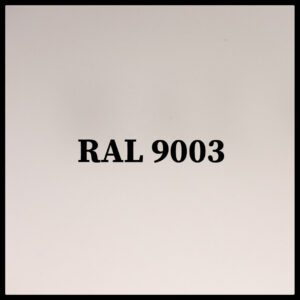 Гладкий лист POLYSTEEL — 0,45 мм / 1250 мм / PE / RAL 9003 сніжно-білий