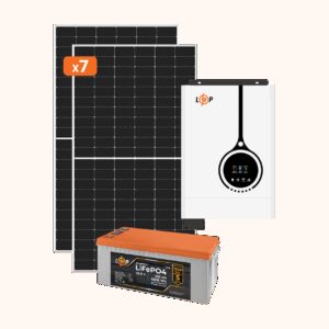 Сонячна електростанція (СЕС) Преміум 4.2kW АКБ 6kWh LiFePO4 230 Ah