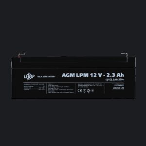 Акумулятор AGM LPM 12V - 2.3 Ah