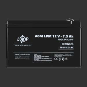Акумулятор AGM LPM 12V - 7.5 Ah