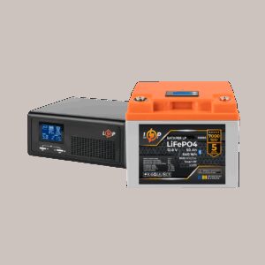 Комплект резервного живлення LP(LogicPower) ДБЖ + літієва (LiFePO4) батарея (UPS В1000 + АКБ LiFePO4 640W)