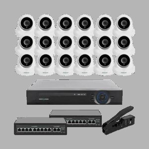 Комплект відеоспостереження на 18 камер GV-IP-K-W85/18 5MP