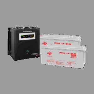 Комплект резервного живлення ДБЖ + гелева батарея (UPS W2500VA + АКБ GL 4800Wh)