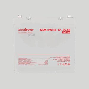 Акумулятор гелевий LP-GL 12V - 55 Ah Silver