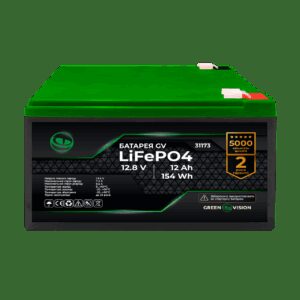 Акумулятор GV LiFePO4 12,8V - 12Ah (154Wh)