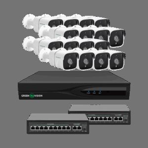 Комплект відеоспостереження на 16 камер GV-IP-K-W88/16 5MP