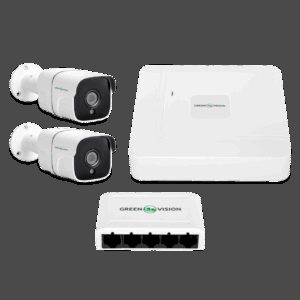 Комплект відеоспостереження на 2 камери GV-IP-K-W68/02 4MP (Lite)