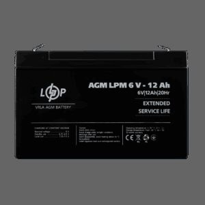 Акумулятор AGM LPM 6V - 12 Ah