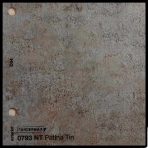 HPL панель 6 мм / ТМ - FUNDERMAX 0793 - NG ( Patina Tin )