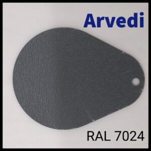 Рулонна сталь Arvedi Італія 0,45 мм RAL 7024 — гладкий лист із полімерним покриттям