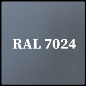 Гладкий лист Polyester RAL 7024 / 0,47 мм "Arvedi"