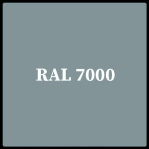 Гладкий лист  PE / RAL 7000 Сірий — 0,45 мм / 1250 мм / POLYSTEEL
