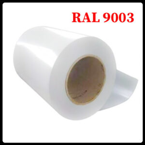 Лист гладкий 0,5 мм — RAL РЕ  ⁇  ТМ "Löwen Stahl" RAL 9003