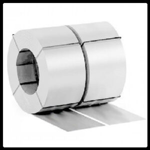 Штрипс 625 мм  0,5 мм  ARVEDI — RAL 9003